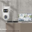 4MP Outdoor WiFi Camera, Two-way Voice, IP66 Waterproof, AU Plug, White - 4