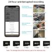4MP Outdoor WiFi Camera, Two-way Voice, IP66 Waterproof, AU Plug, White - 8