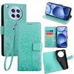 OPPO Find X8s Green Tree & Deer Embossed Leather Phone Case - 1