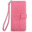 OPPO Find X8s Pink Tree & Deer Embossed Leather Phone Case - 2