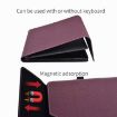 Microsoft Surface Pro 10 Wine Red Cloth Texture Protective Case - 5
