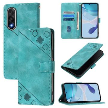 OnePlus Ace 5 Ultra Green Leather Phone Case - Skin-feel Embossed - 1
