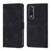 OnePlus Ace 5 Ultra Black Embossed Leather Phone Case - Skin-feel - 2