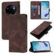 Realme Narzo 80/14 Pro 5G India Brown Embossed Leather Phone Case - 1