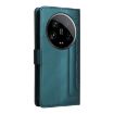 Xiaomi 14 Ultra Green Diamond Lattice Leather Flip Phone Case - 3