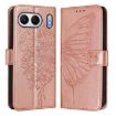 OnePlus Nord 4 5G Rose Gold Butterfly Leather Phone Case Global - 2