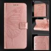Realme 14/P3 5G Embossed Butterfly Leather Case - Rose Gold - 6