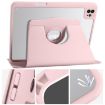 iPad Pro 13 2024 Sand Pink 360 Rotation Leather Case Holder - 5