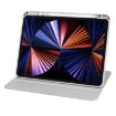 iPad Pro 13 2024 Fog Grey Leather Case with 360 Rotation Holder - 3
