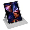 iPad Pro 13 2024 Fog Grey Leather Case with 360 Rotation Holder - 4