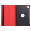 iPad Pro 13 2024 Red Leather Case with 360 Rotation & Holder - 4