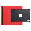 iPad Pro 13 2024 Red Leather Case with 360 Rotation & Holder - 5