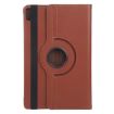 iPad Pro 13 2024 Leather Case with 360 Rotation & Holder - Brown - 3