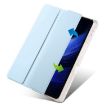 iPad Pro 13 2024 Clear TPU Leather Case with Pen Slot - Ice Blue - 2