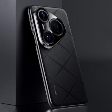 Huawei Pura 80 Pro Ultra 5G Black Leather PC Phone Case - 1