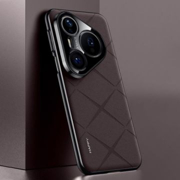 Huawei Pura 80 Pro Ultra 5G Brown Leather PC Phone Case - 1