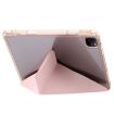 iPad Pro 13 2024 Pink Clear Acrylic Leather Tablet Case - 3