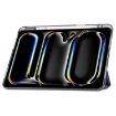 iPad Pro 13 2024 Pink Clear Acrylic Leather Tablet Case - 5