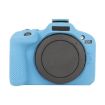 Canon EOS R100 Blue Litchi Texture Silicone Protective Case - 1