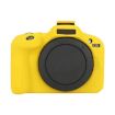 Canon EOS R100 Yellow Litchi Texture Silicone Protective Case - 1