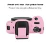 Canon EOS R100 Pink Litchi Texture Silicone Protective Case - 5