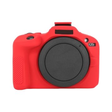 Canon EOS R100 Red Glossy Soft Silicone Protective Case - 1