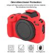 Canon EOS R100 Red Glossy Soft Silicone Protective Case - 3