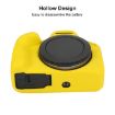 Canon EOS R100 Yellow Silicone Protective Case - Glossy Soft Cover - 6