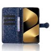 Huawei Pura 80 Pro 5G Leather Phone Case - Honeycomb Dot Texture Blue - 4