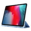 iPad Pro 13 2024 Light Blue Leather Case with Pen Slot - 4