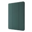 iPad Pro 13 2024 Dark Green Leather Case with Pen Slot - 2