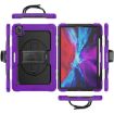 iPad Pro 13 2024 Silicone Hybrid PC Case - Purple/Black Protective Cover - 2