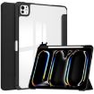 iPad Pro 13 2024 Black TPU Smart Leather Tablet Case 3-Fold Cover - 1