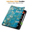 iPad Pro 13 2024 Leather Case with Pen Tray - Apricot Flower Design - 4