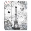 iPad Pro 13 2024 Eiffel Tower Leather Case with Pen Tray - 2