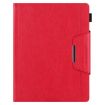 iPad Pro 13 2024 Red Leather Smart Case with Metal Buckle - 2