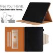 iPad Pro 13 2024 Gold Glitter Leather Smart Case with Metal Buckle - 5