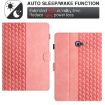 Samsung Galaxy Tab A 10.1 T580 Pink Embossed Leather Tablet Case - 6