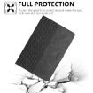 Samsung Galaxy Tab A 10.1 T580 Embossed Leather Tablet Case Black - 4