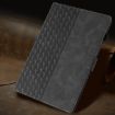 Samsung Galaxy Tab A 8.0 T350 Embossed Leather Tablet Case - Black - 2