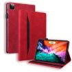 iPad Pro 13 2024 Red Shockproof Leather Tablet Case - 1