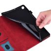 iPad Pro 13 2024 Red Shockproof Leather Tablet Case - 6