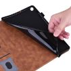 iPad Pro 13 2024 Brown Shockproof Leather Tablet Case - 6