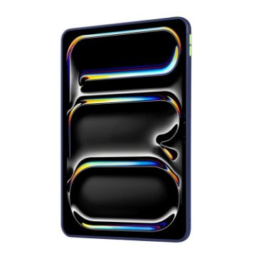 iPad Pro 13 2024 Blue Skin Feel 2 in 1 Hybrid TPU Tablet Case - 1