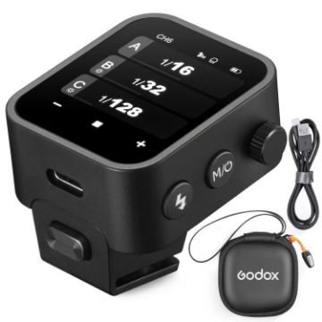 Godox X3 TTL Wireless Flash Trigger Touch Screen for FUJIFILM - Black - 1