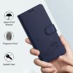 TCL 60 SE NxtPaper/605 Cat Rat Embossed RFID Leather Case with Lanyard - 6