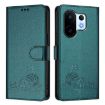 Vivo S30 Pro Mini Cat Rat Embossed RFID Leather Case with Lanyard - 2
