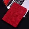 Samsung Galaxy Tab A8 10.5 2022 Red Lily Embossed Leather Case - 2