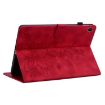 Samsung Galaxy Tab A8 10.5 2022 Red Lily Embossed Leather Case - 6