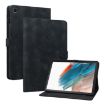 Samsung Galaxy Tab A8 10.5 2022 Lily Embossed Leather Case - Black - 1